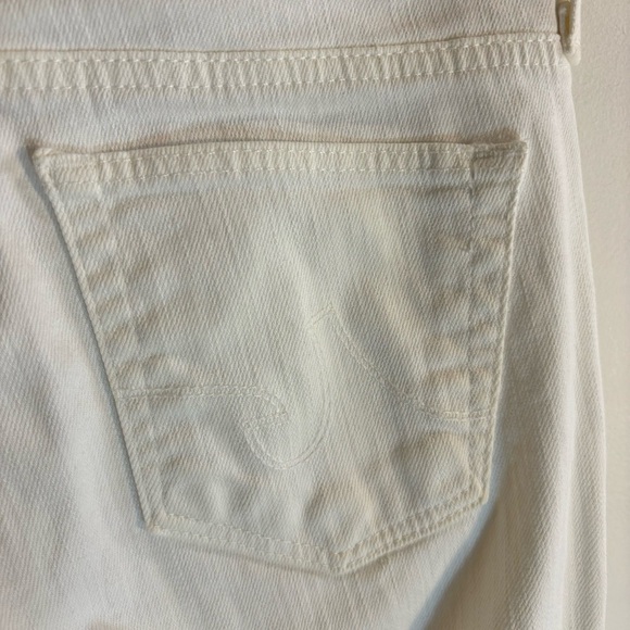 ADRIANO GOLDSCHMIED AG Sz 27R Jeans The Stevie  Made in the USA in White - Picture 9 of 12